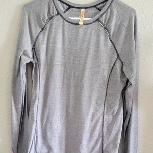 LUCY, large, stripped, athletic long sleeve shirt